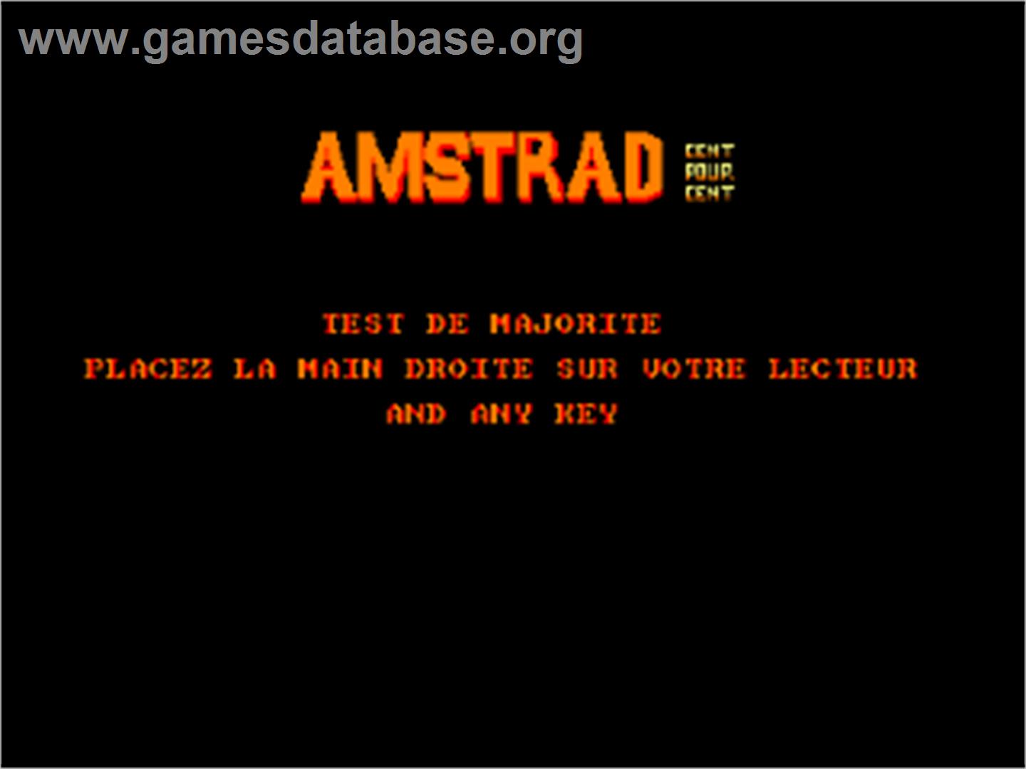 Eva Strip Word - Amstrad CPC - Artwork - Title Screen