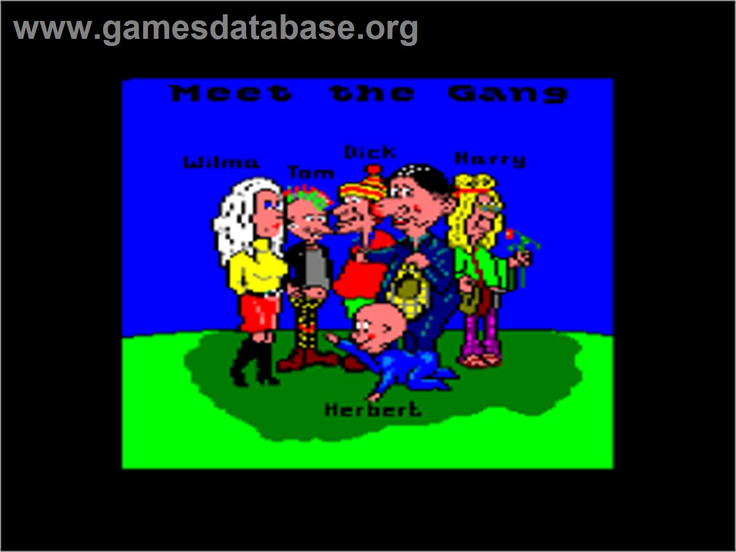Everyone's A Wally (The Life of Wally) - Amstrad CPC - Artwork - Title Screen