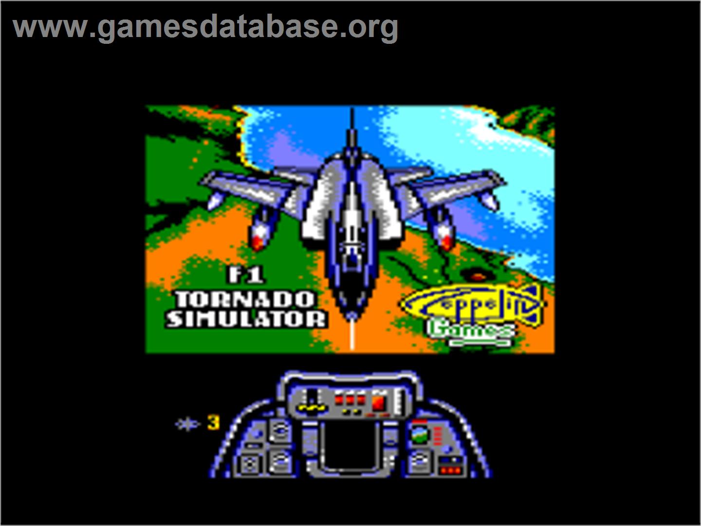 F1 Tornado Simulator - Amstrad CPC - Artwork - Title Screen