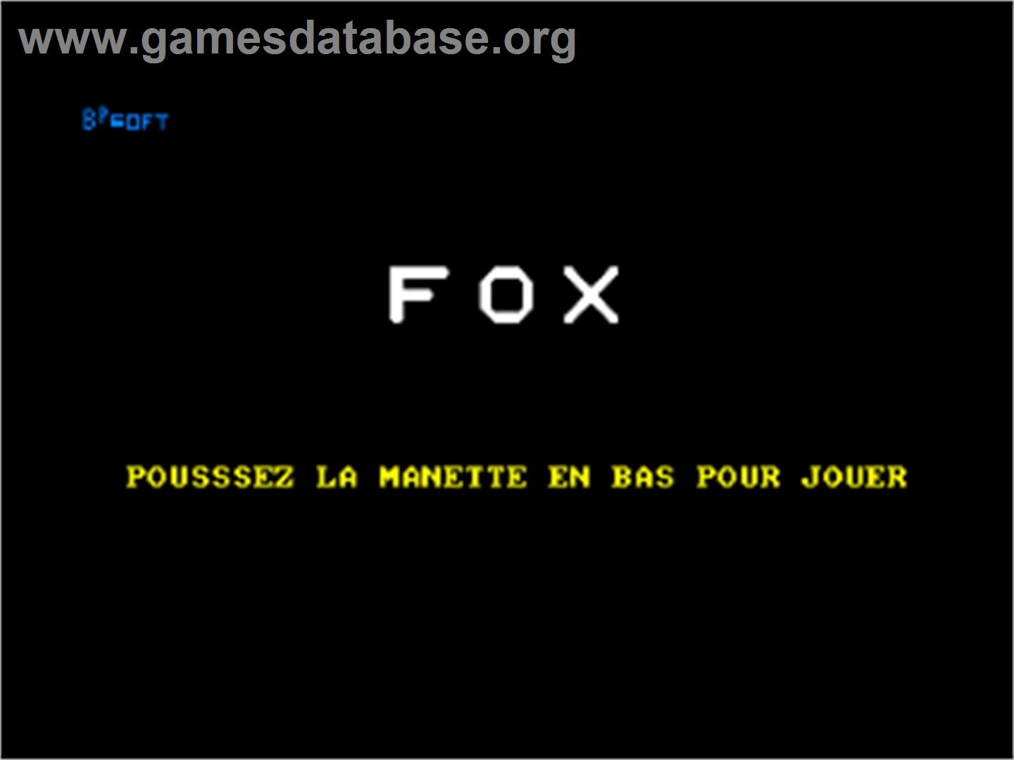 Fox - Amstrad CPC - Artwork - Title Screen