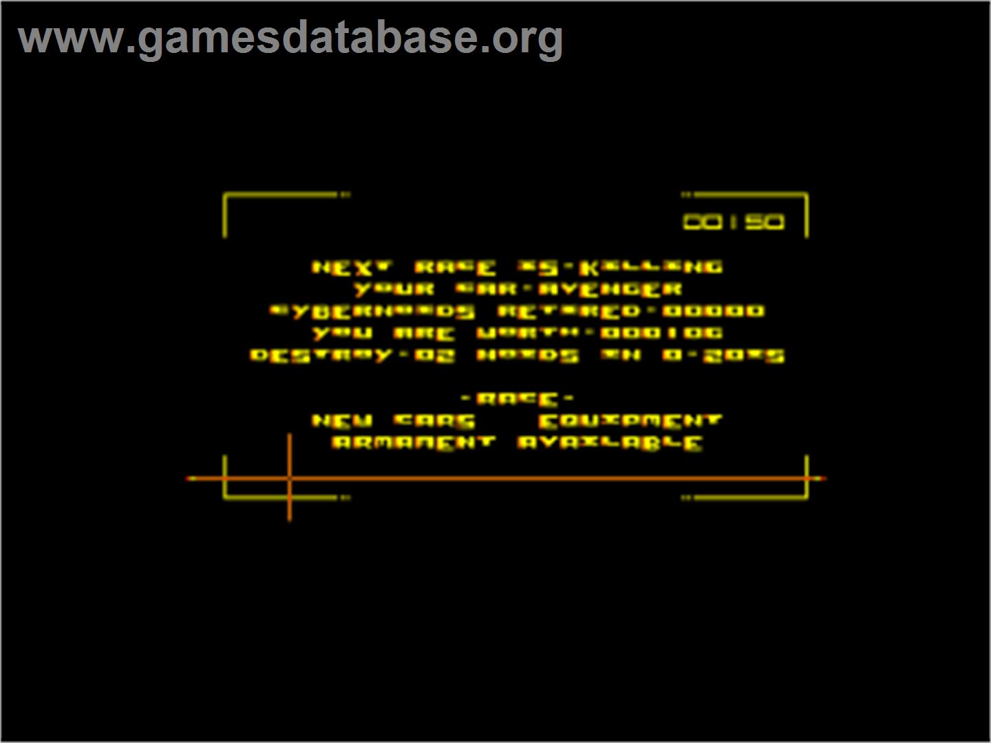 Fury, The - Amstrad CPC - Artwork - Title Screen