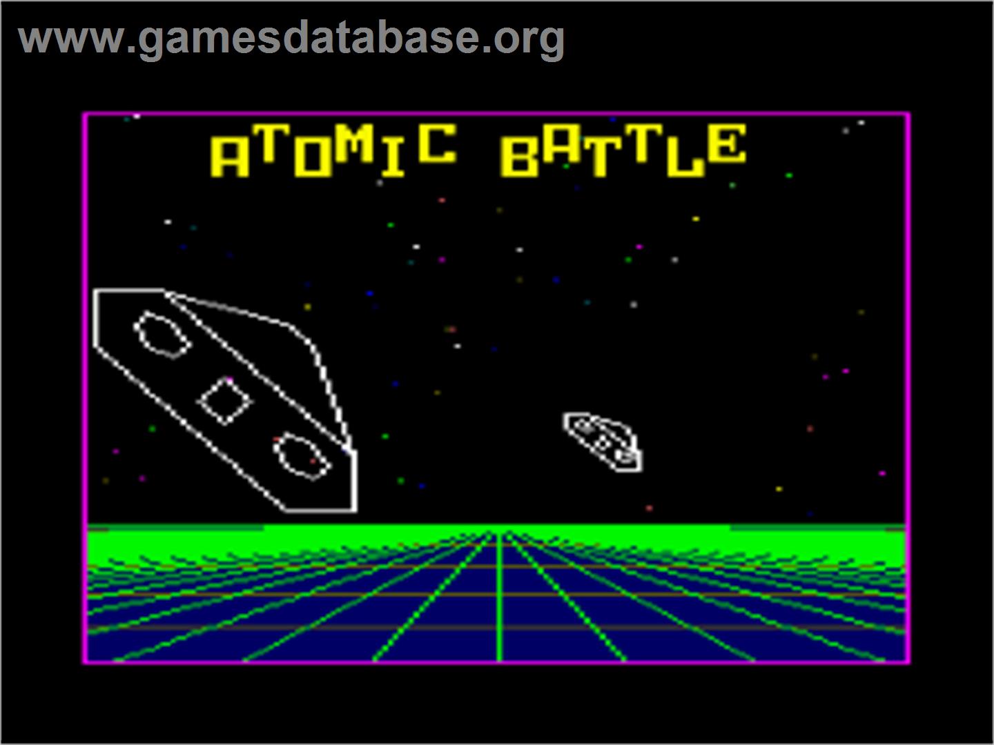 G-Loc Air Battle - Amstrad CPC - Artwork - Title Screen
