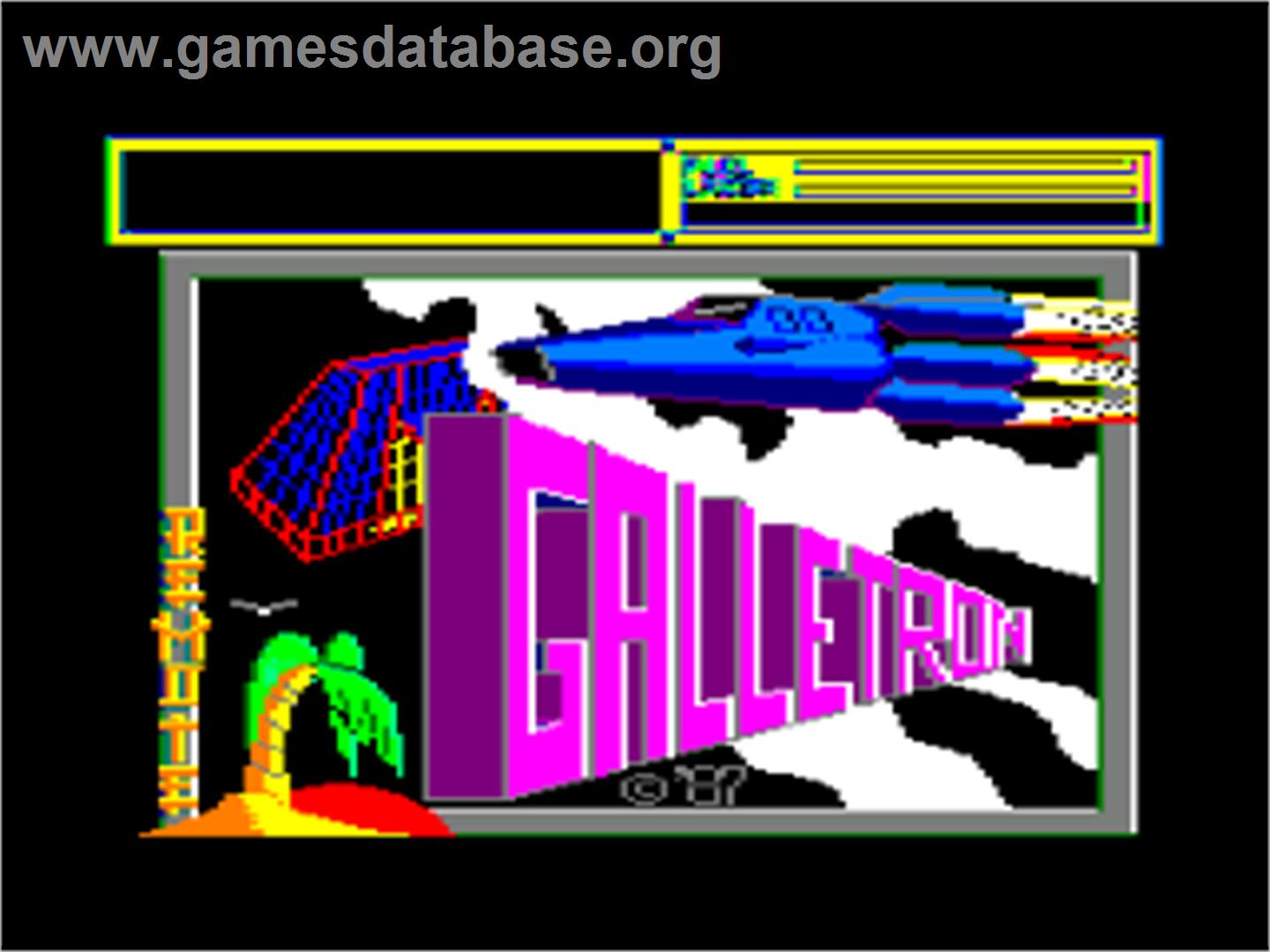 Gallitron - Amstrad CPC - Artwork - Title Screen