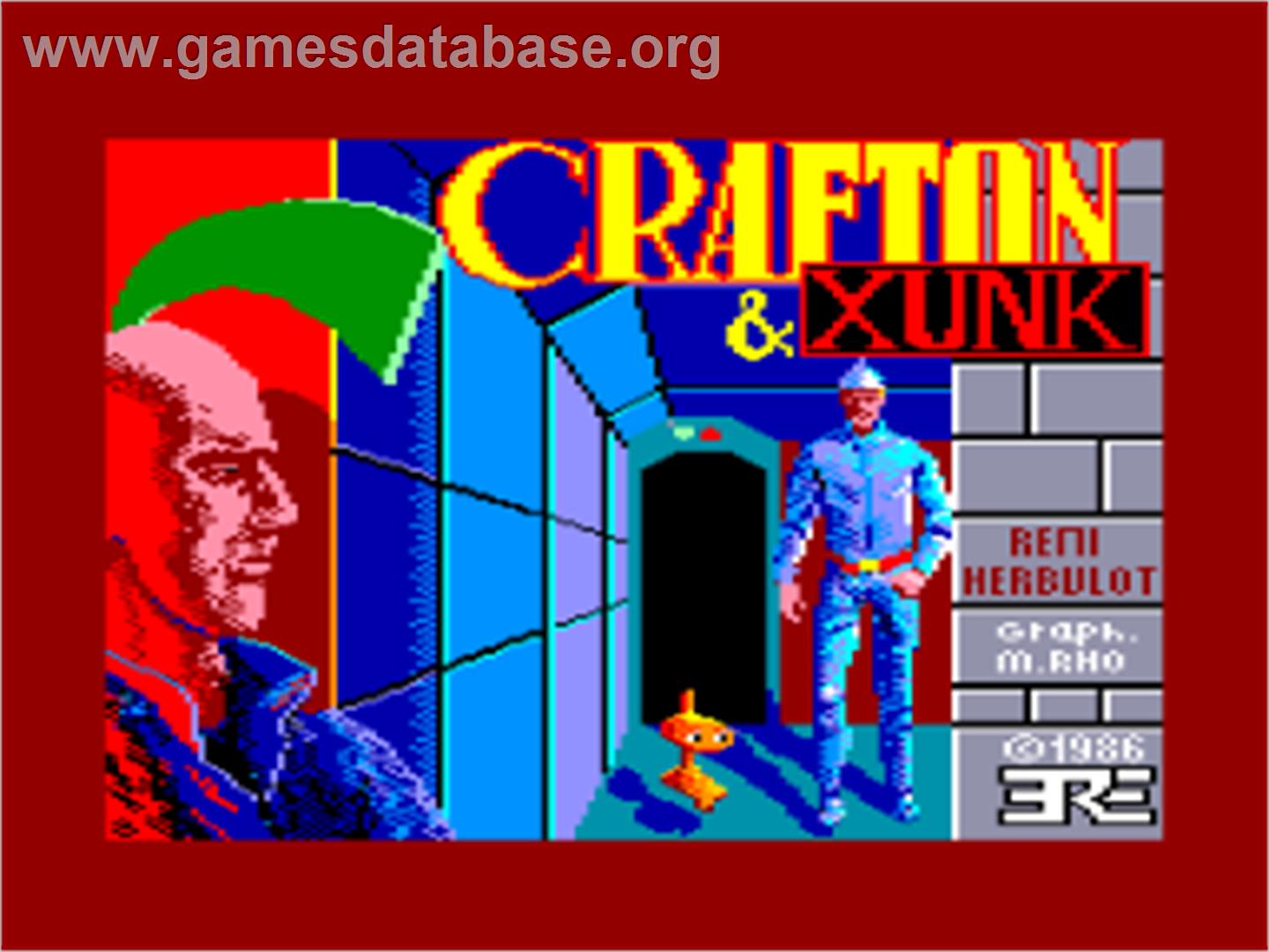 Get Dexter - Amstrad CPC - Artwork - Title Screen