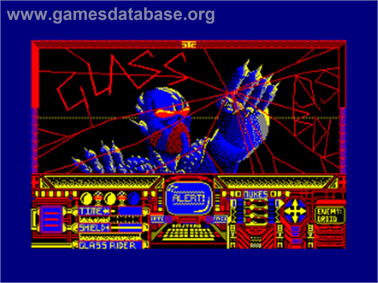 Glass - Amstrad CPC - Artwork - Title Screen