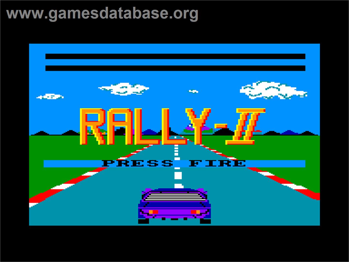 Grand Prix Rally II - Amstrad CPC - Artwork - Title Screen
