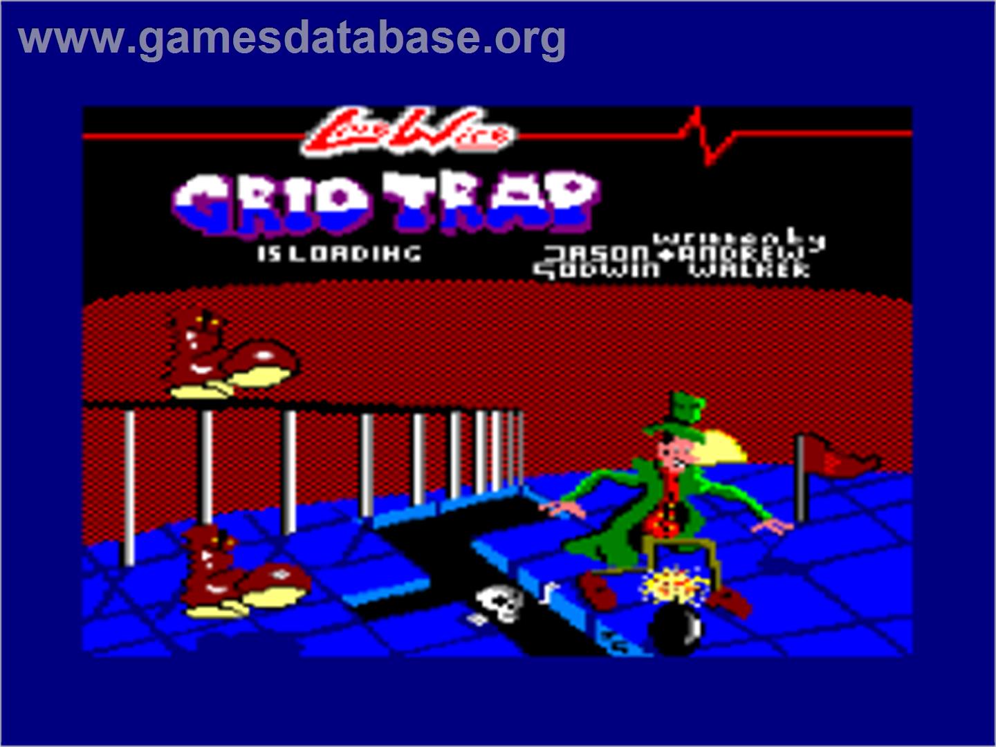 Grid Trap - Amstrad CPC - Artwork - Title Screen