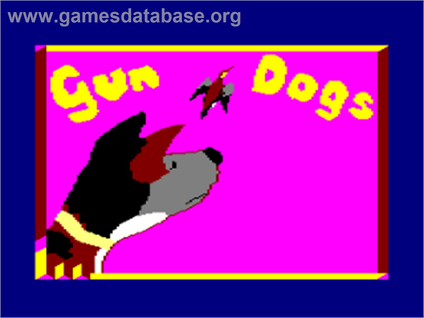 Gun Dogs - Amstrad CPC - Artwork - Title Screen