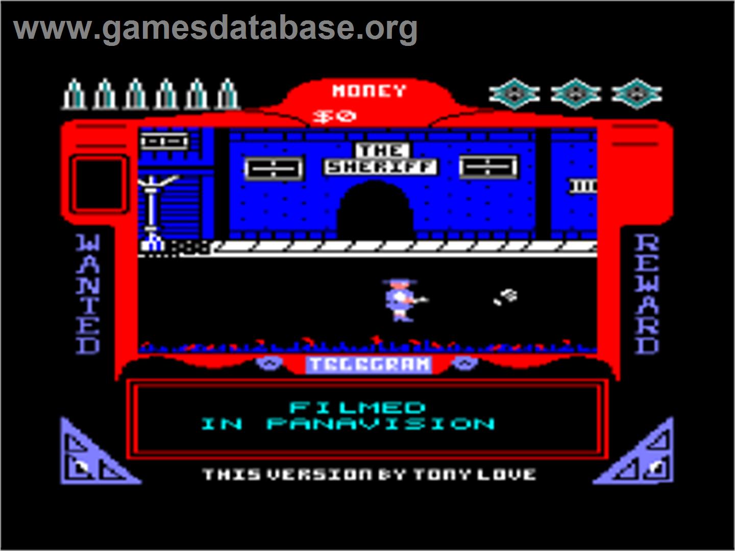 Gunfighter - Amstrad CPC - Artwork - Title Screen