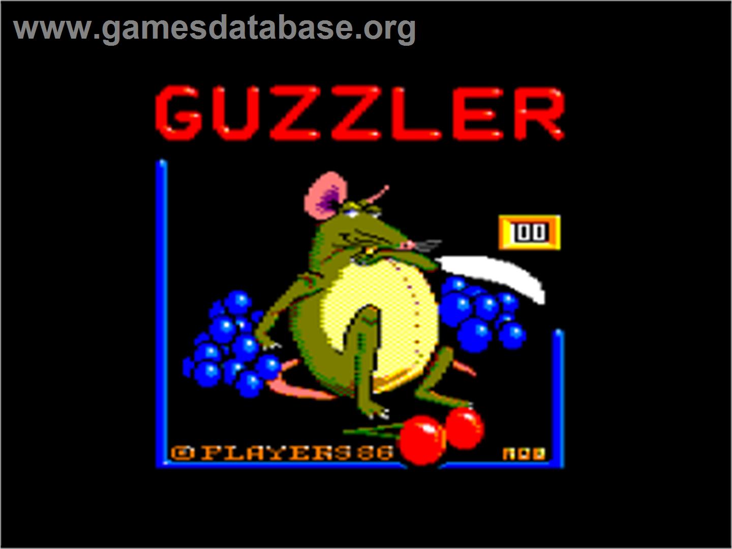 Guzzler - Amstrad CPC - Artwork - Title Screen