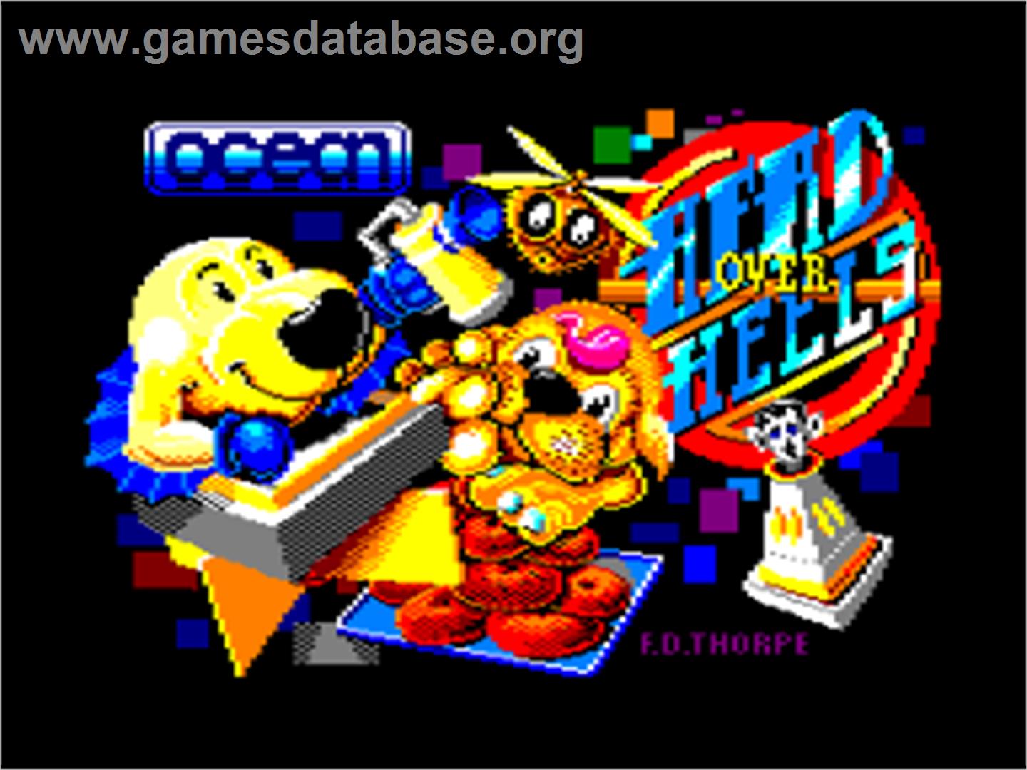 Head Over Heels - Amstrad CPC - Artwork - Title Screen