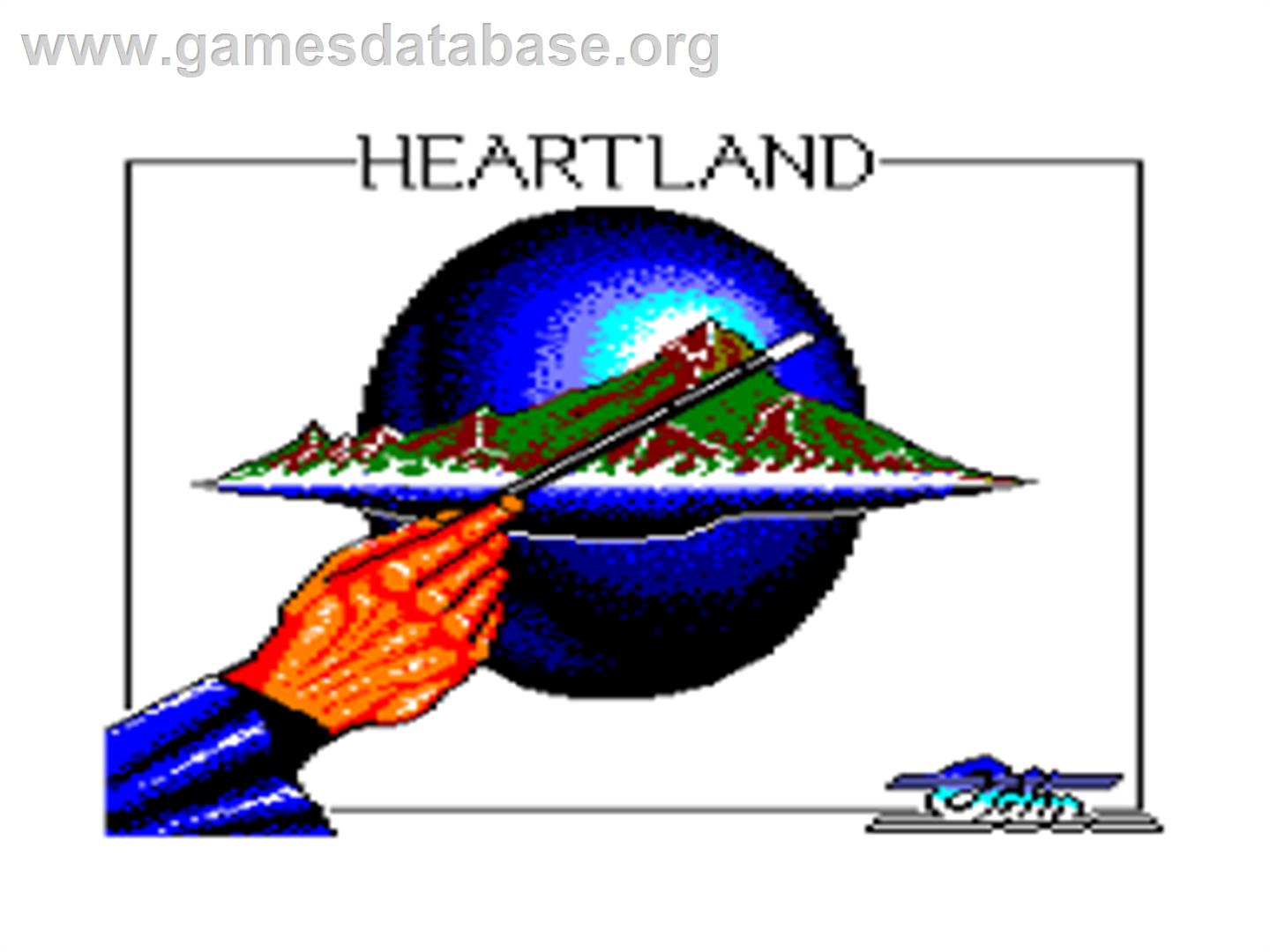 Heartland - Amstrad CPC - Artwork - Title Screen