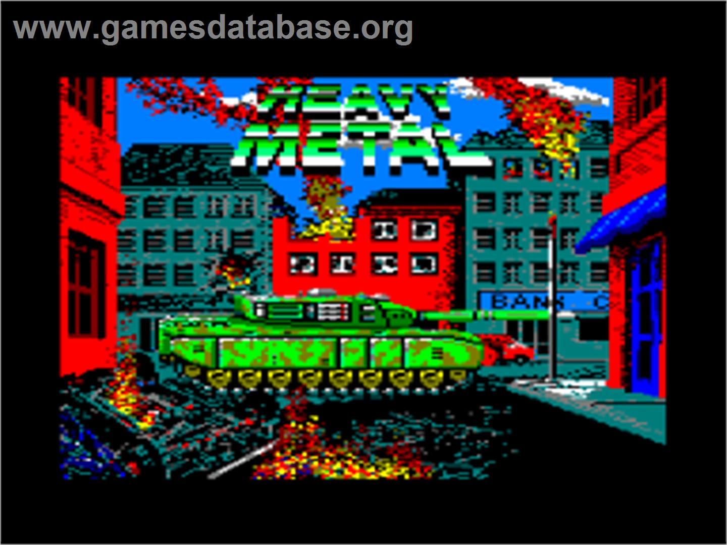 Heavy Metal - Amstrad CPC - Artwork - Title Screen