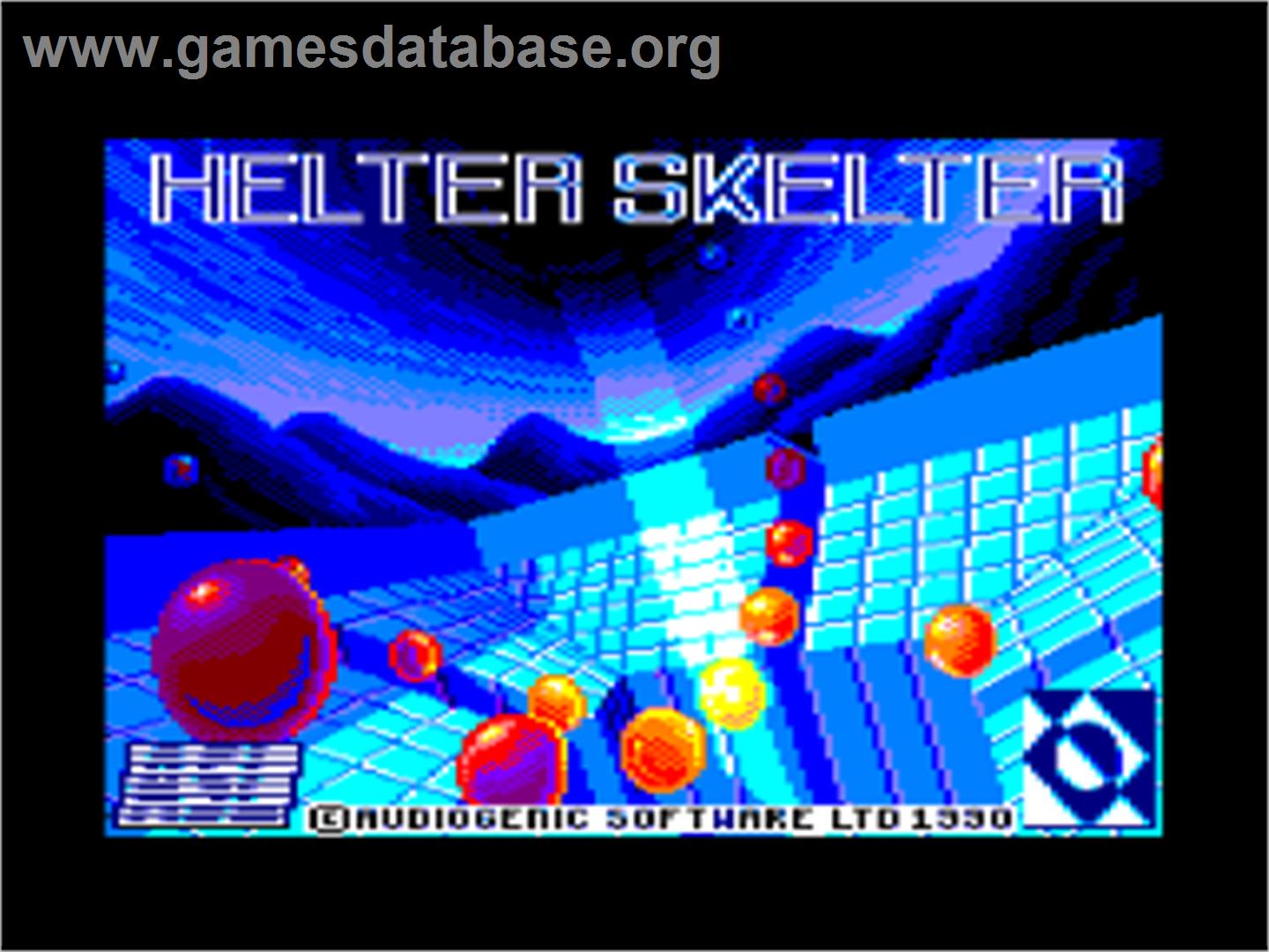Helter Skelter - Amstrad CPC - Artwork - Title Screen