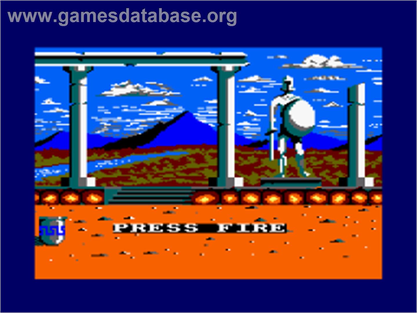 Hercules: Slayer of the Damned - Amstrad CPC - Artwork - Title Screen