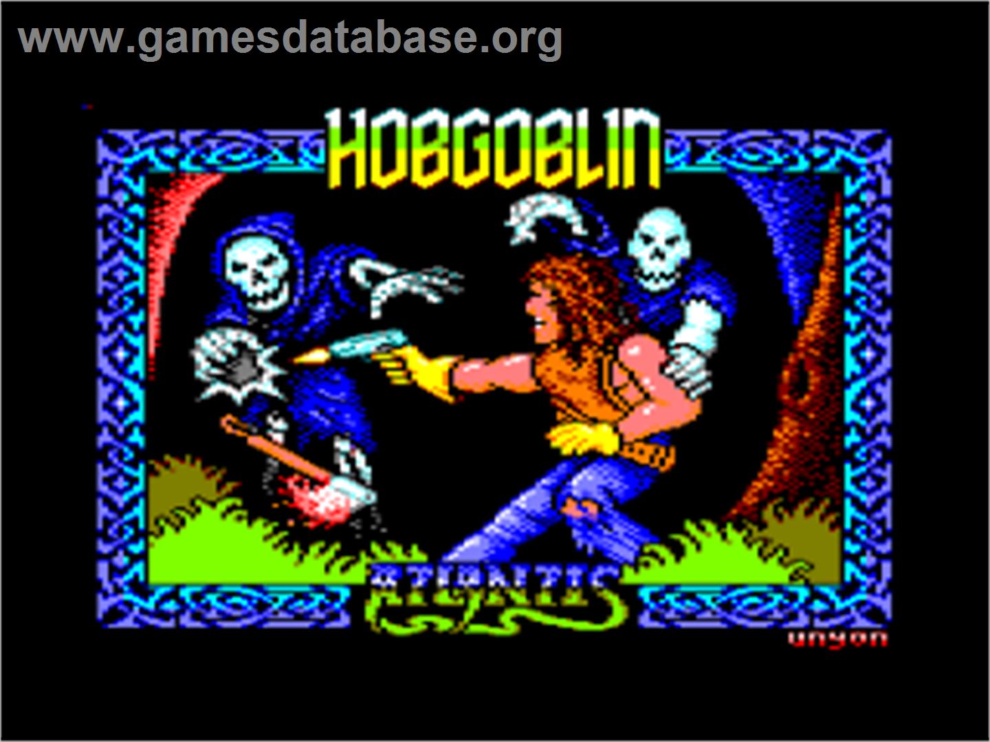 Hobgoblin - Amstrad CPC - Artwork - Title Screen