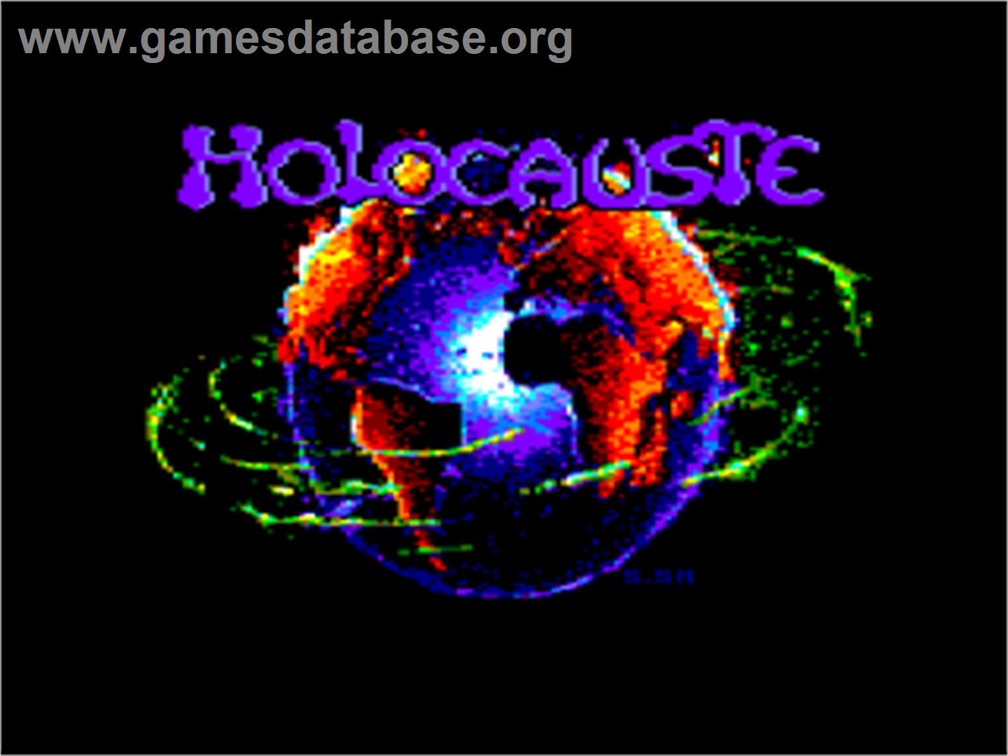 Holocauste - Amstrad CPC - Artwork - Title Screen