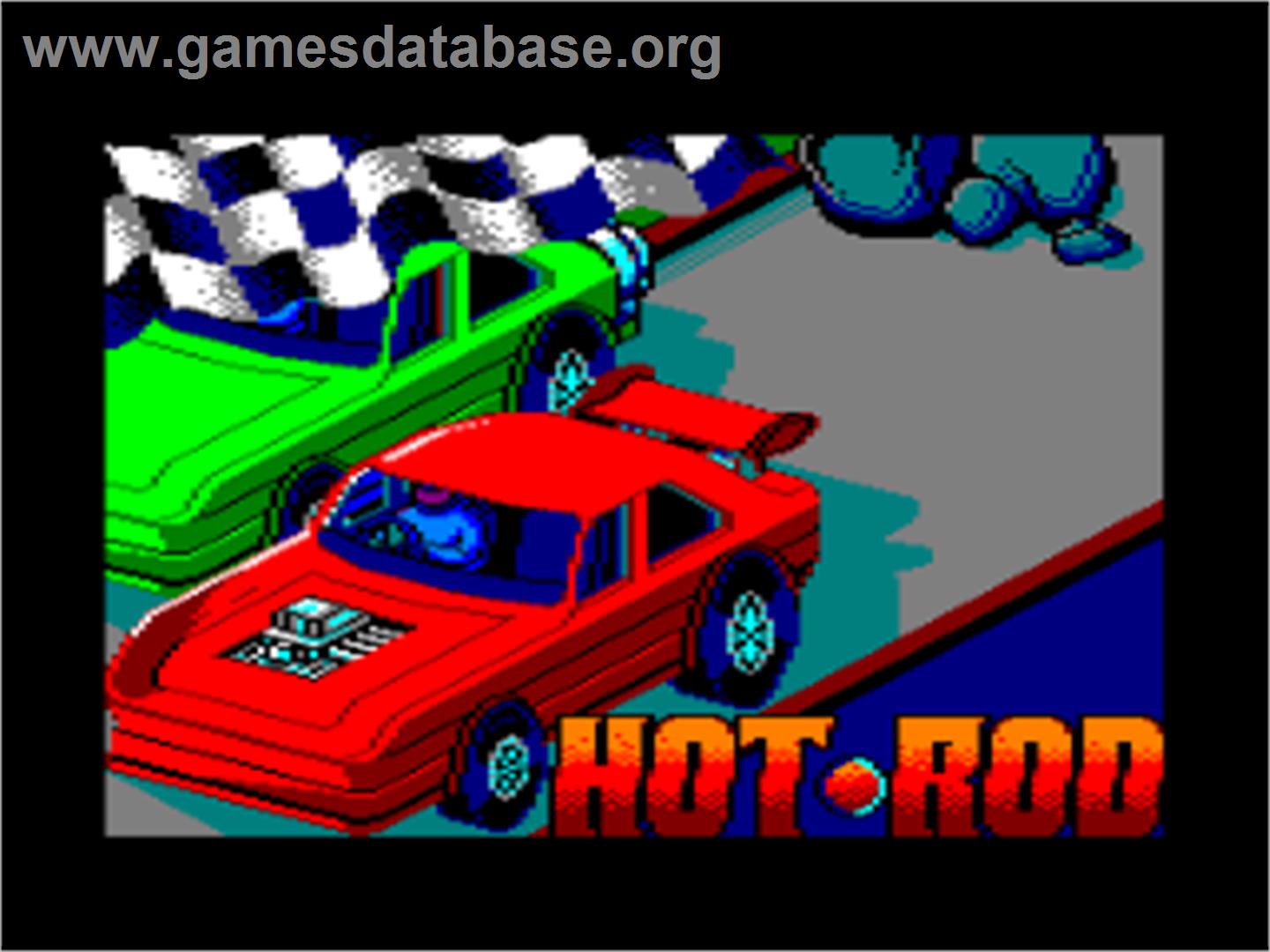 Hot Rod - Amstrad CPC - Artwork - Title Screen