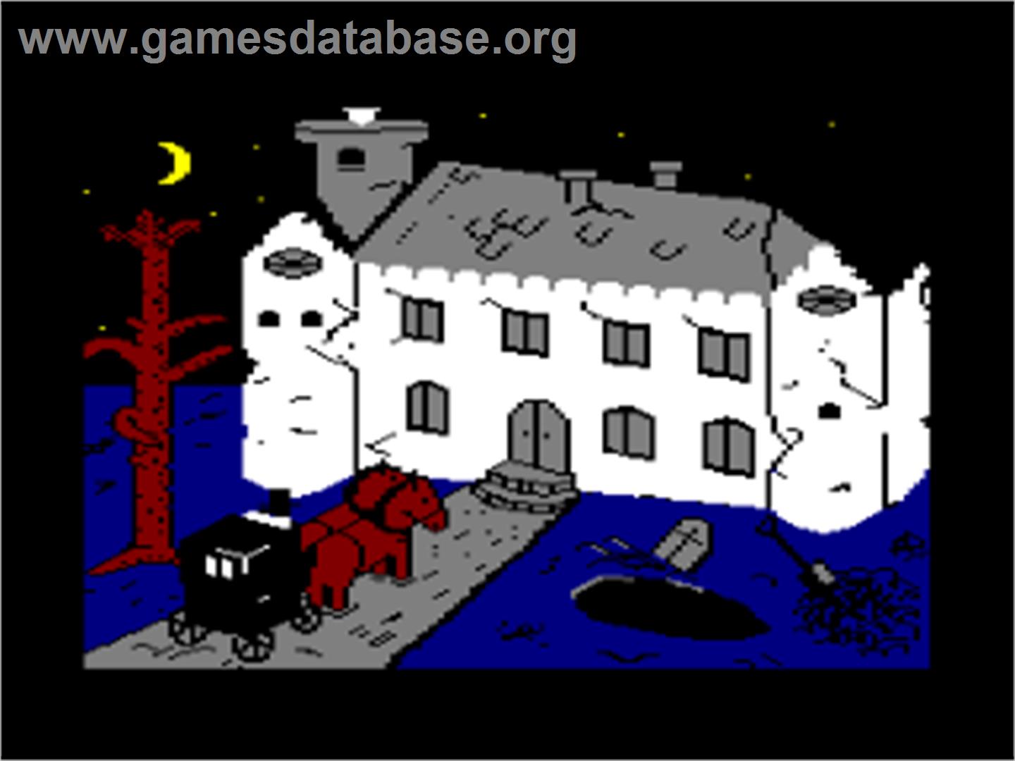House Of Usher - Amstrad CPC - Artwork - Title Screen