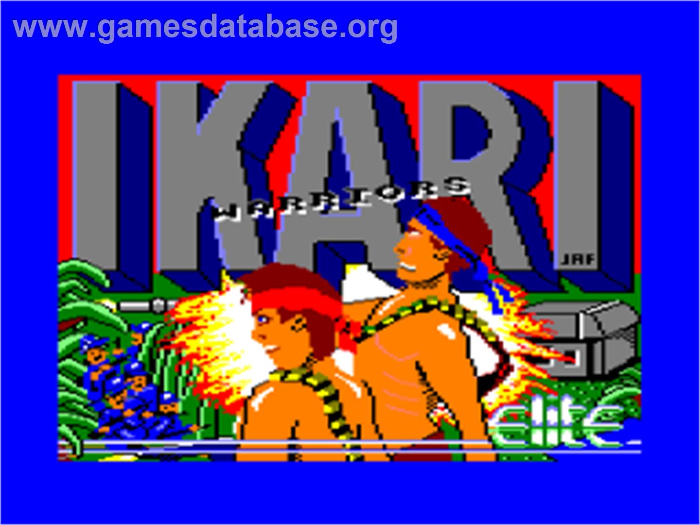 Ikari Warriors - Amstrad CPC - Artwork - Title Screen