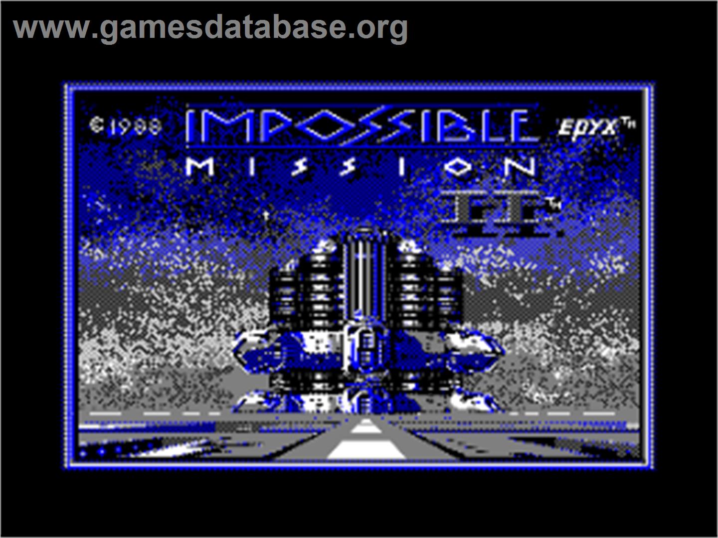 Impossible Mission 2 - Amstrad CPC - Artwork - Title Screen