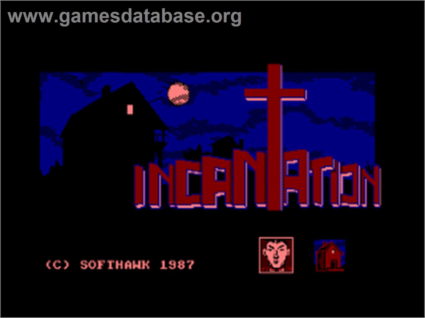 Incantation - Amstrad CPC - Artwork - Title Screen