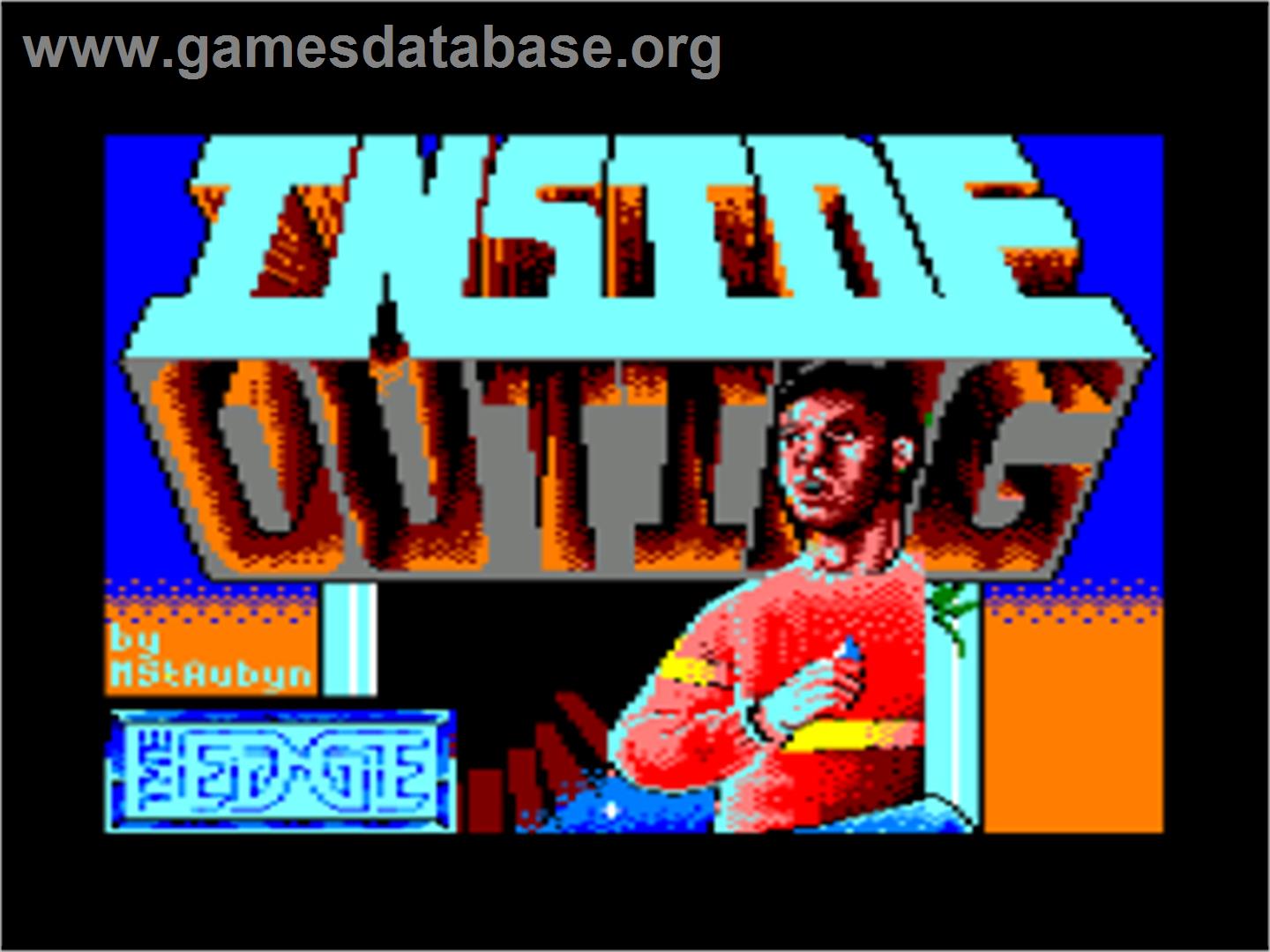 Inside Outing - Amstrad CPC - Artwork - Title Screen