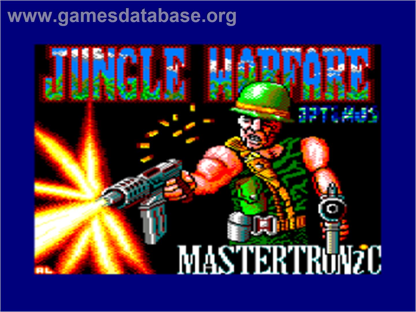 Jungle Warfare - Amstrad CPC - Artwork - Title Screen