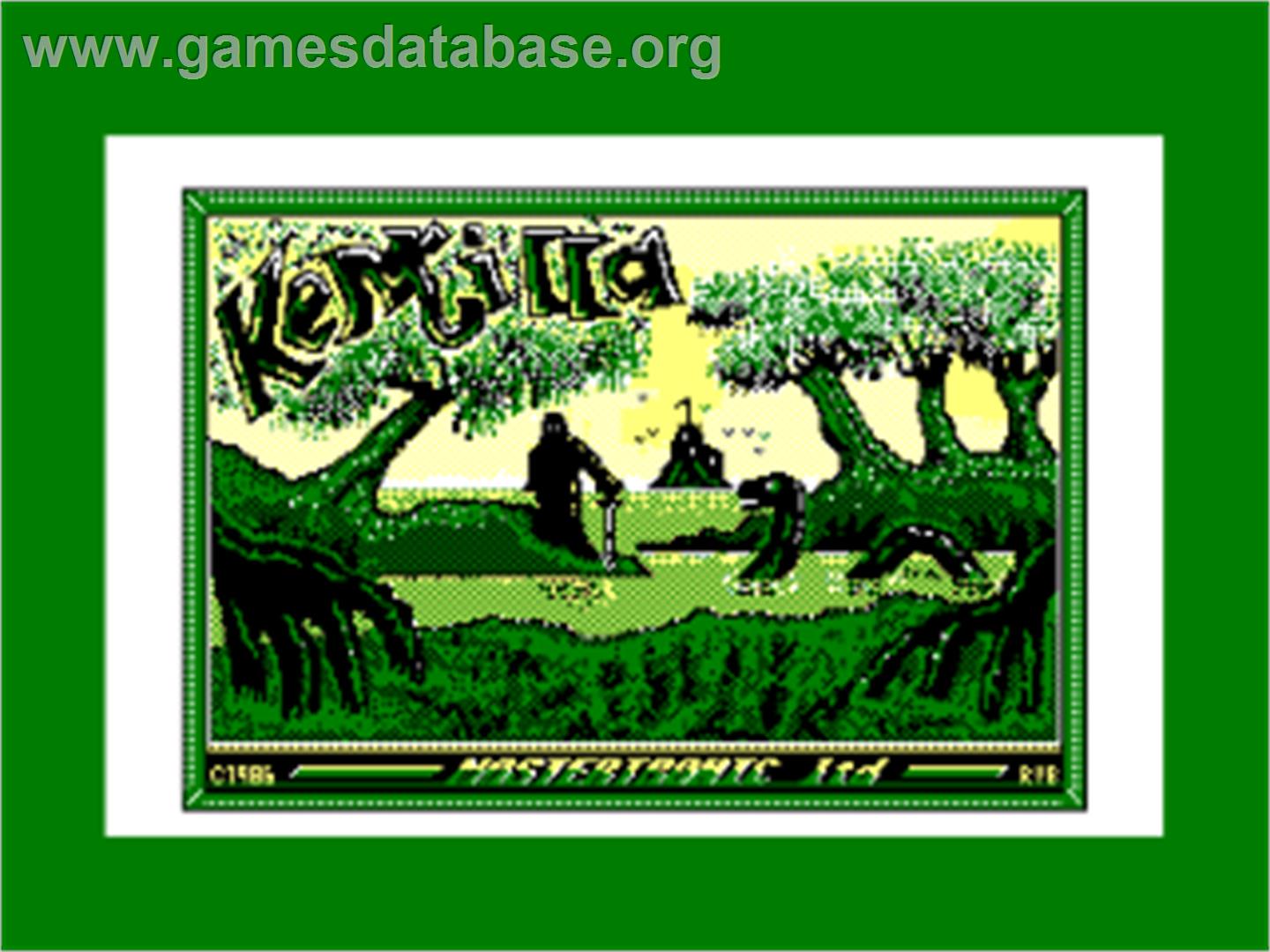 Kentilla - Amstrad CPC - Artwork - Title Screen