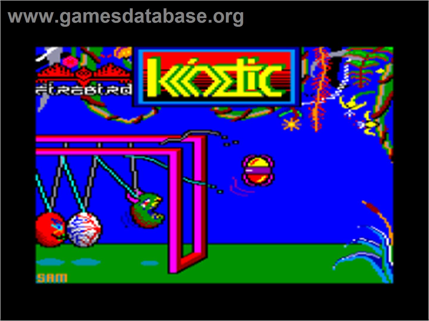 Kinetik - Amstrad CPC - Artwork - Title Screen