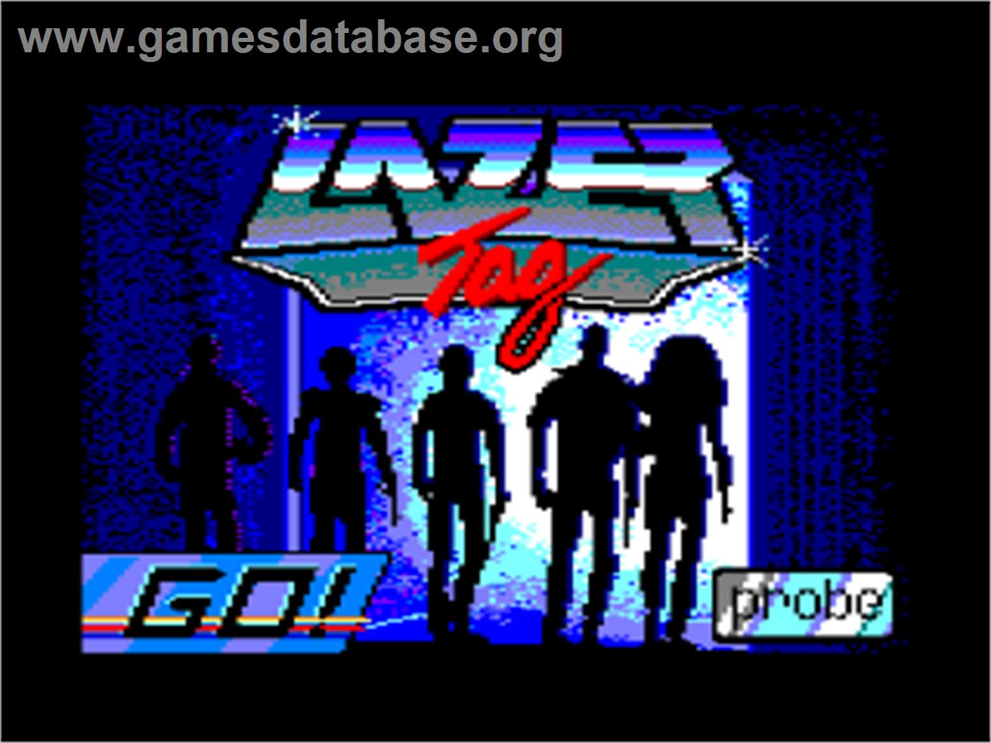 Lazer Tag - Amstrad CPC - Artwork - Title Screen