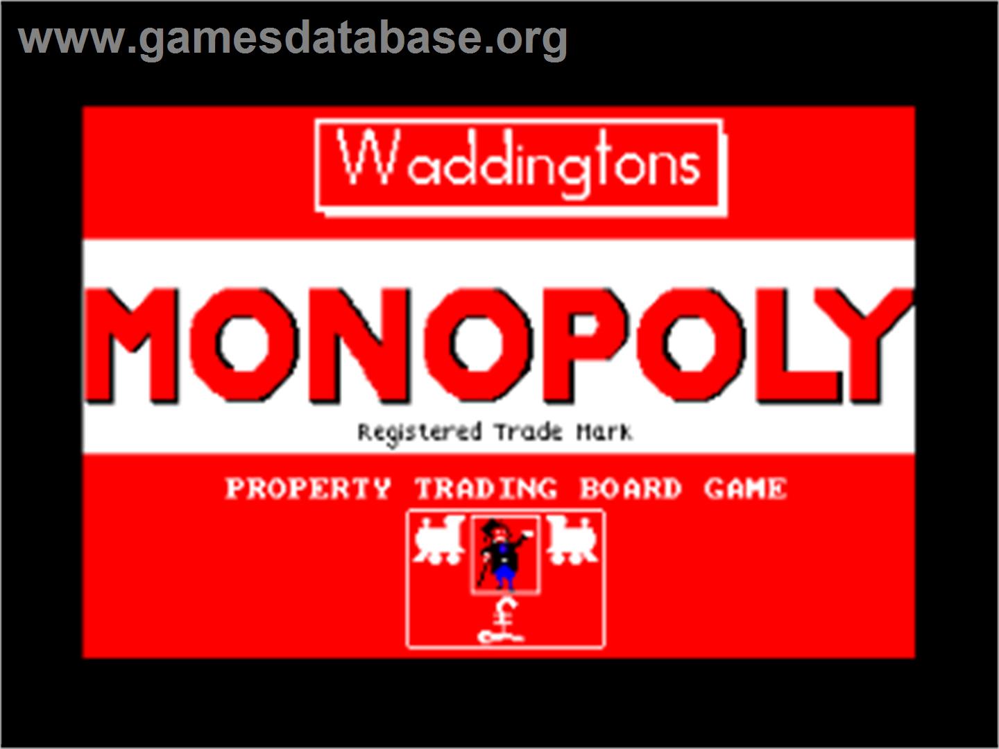 Leisure Genius presents Monopoly - Amstrad CPC - Artwork - Title Screen
