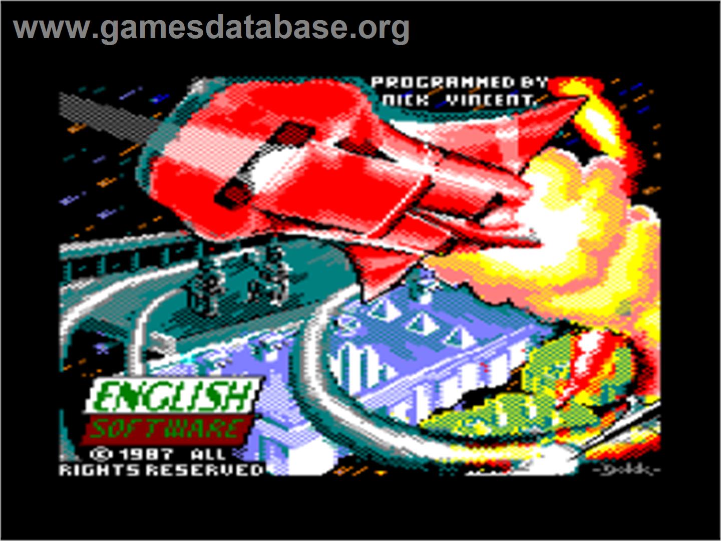 Leviathan - Amstrad CPC - Artwork - Title Screen