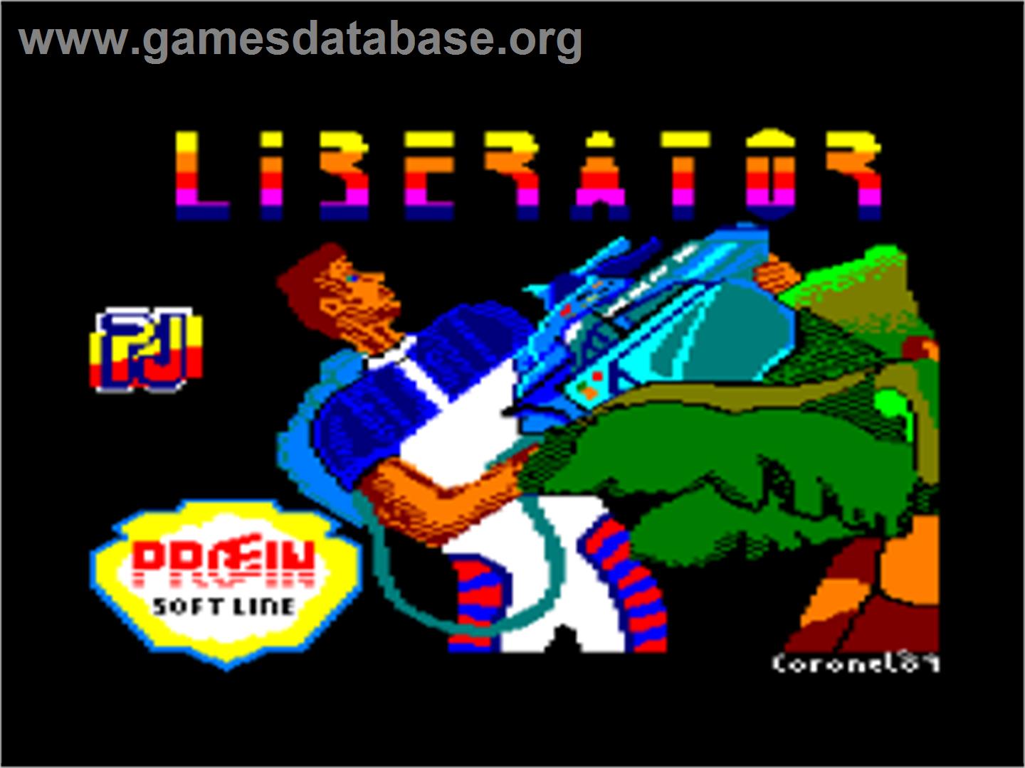 Liberator - Amstrad CPC - Artwork - Title Screen