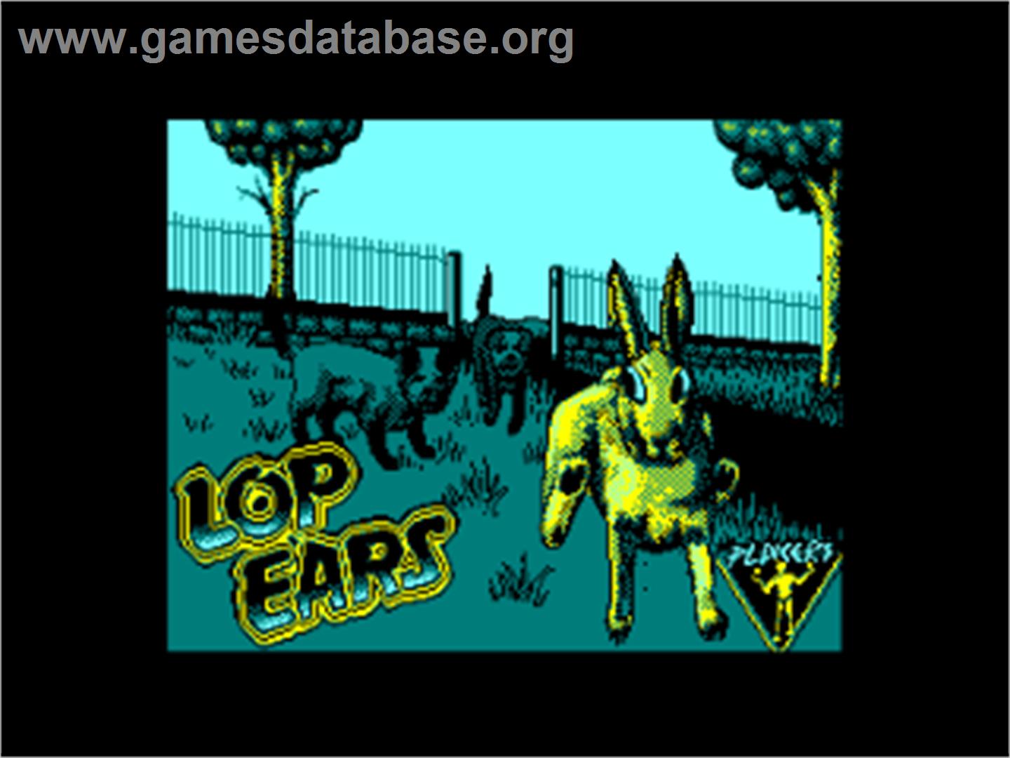 Lop Ears - Amstrad CPC - Artwork - Title Screen