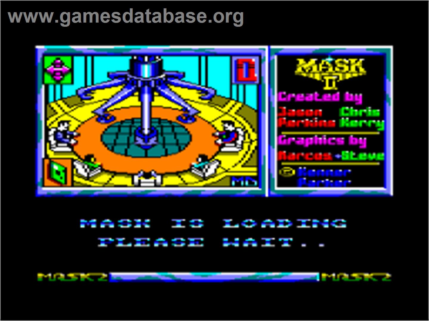 MASK 2 - Amstrad CPC - Artwork - Title Screen