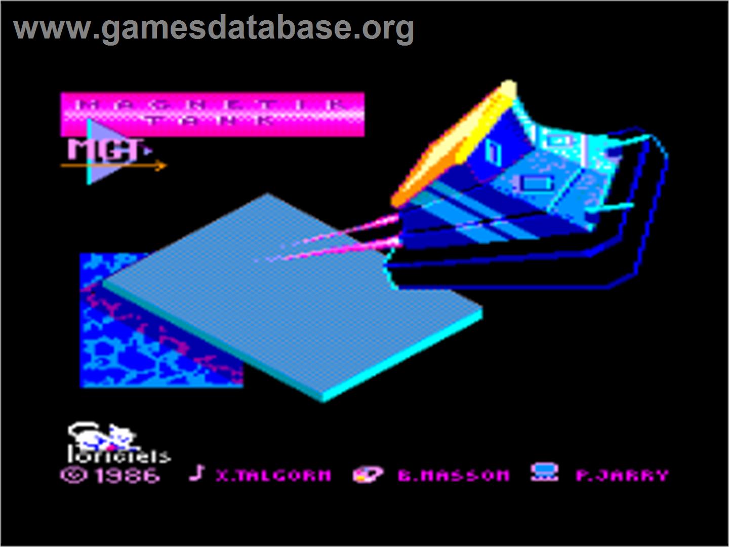 MGT - Amstrad CPC - Artwork - Title Screen