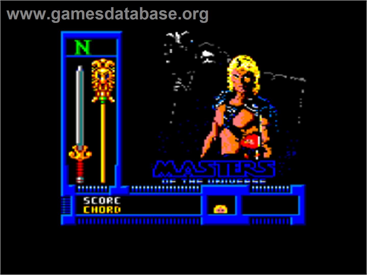 Masters Of The Universe - The Movie - Amstrad CPC - Artwork - Title Screen