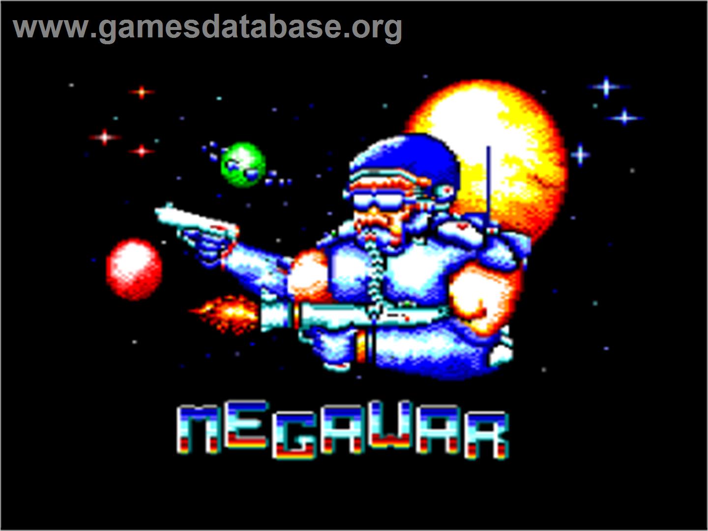 Megawar - Amstrad CPC - Artwork - Title Screen