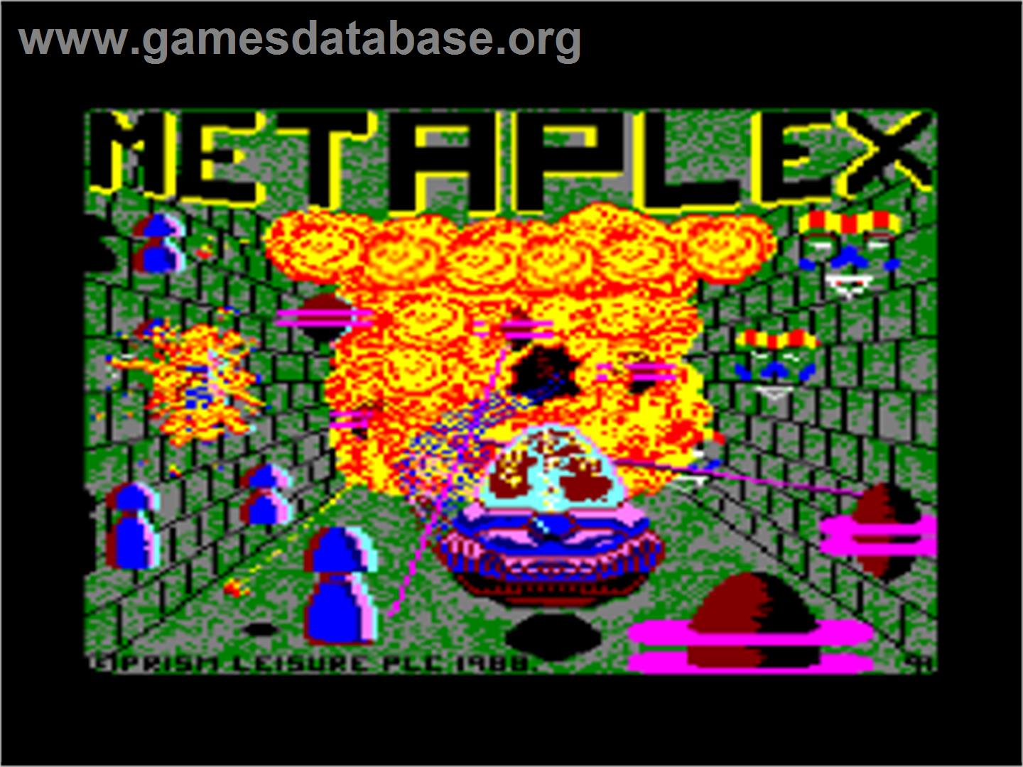 Metaplex - Amstrad CPC - Artwork - Title Screen