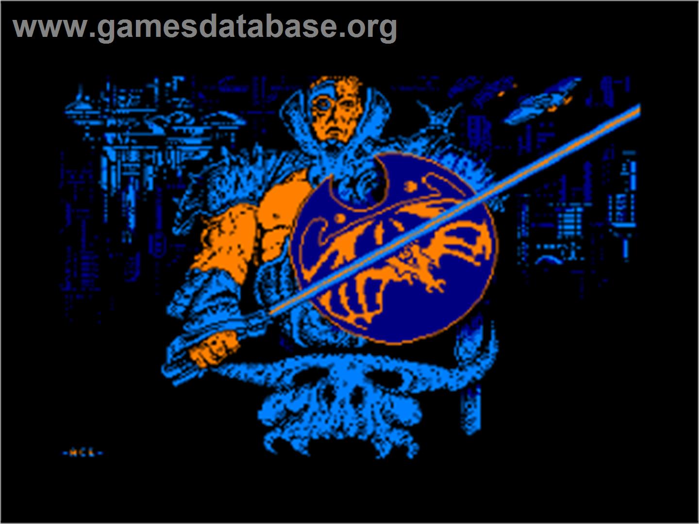 Metropolis (The Power House) - Amstrad CPC - Artwork - Title Screen