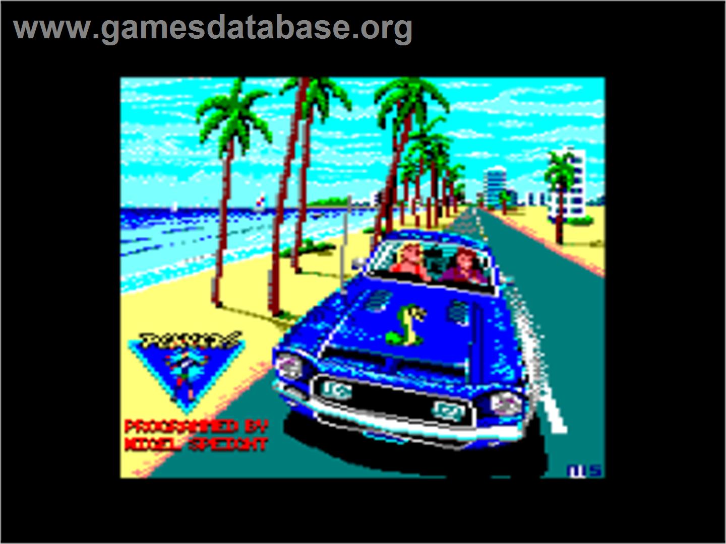 Miami Cobra GT - Amstrad CPC - Artwork - Title Screen