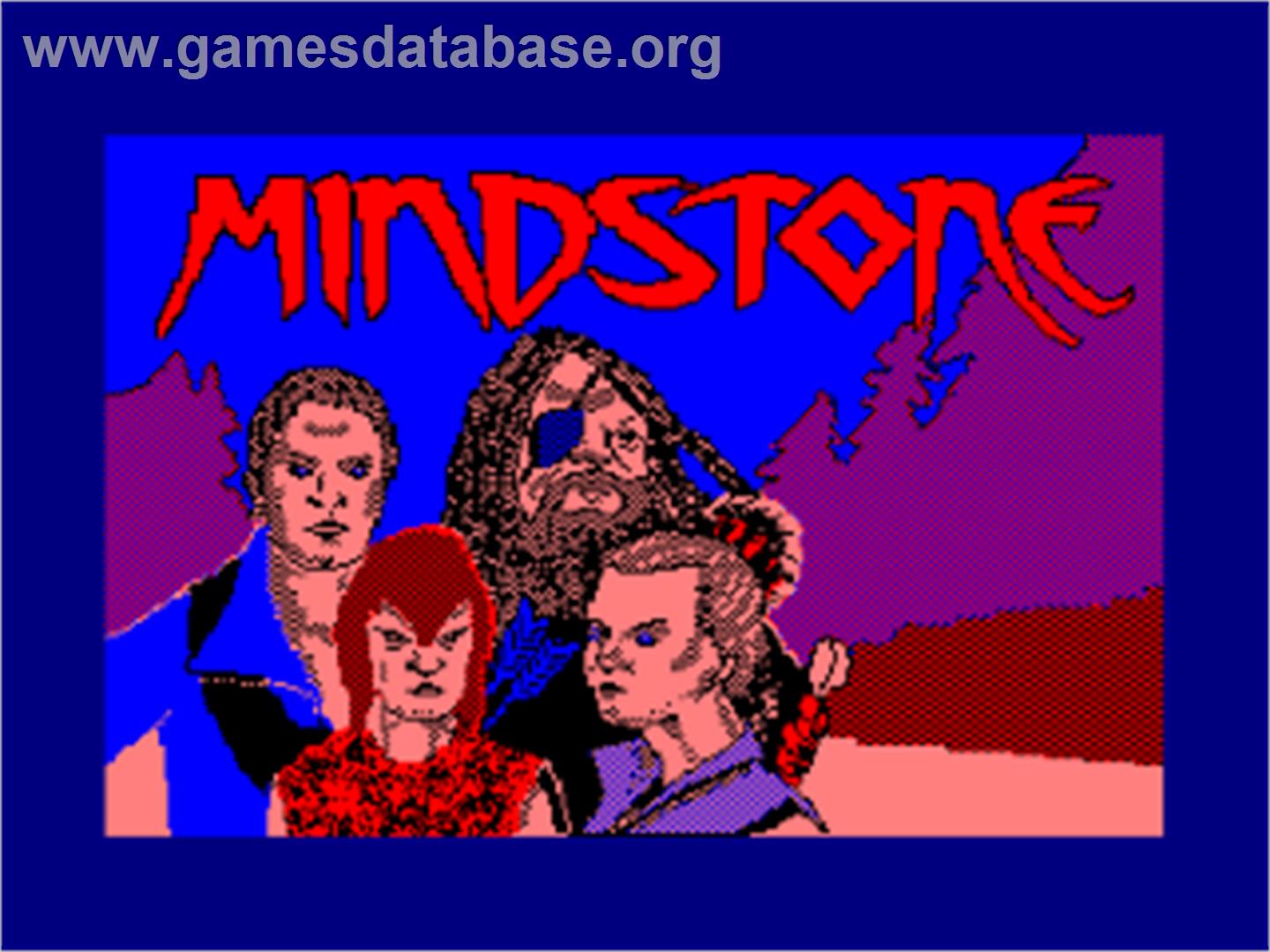 Mindstone - Amstrad CPC - Artwork - Title Screen