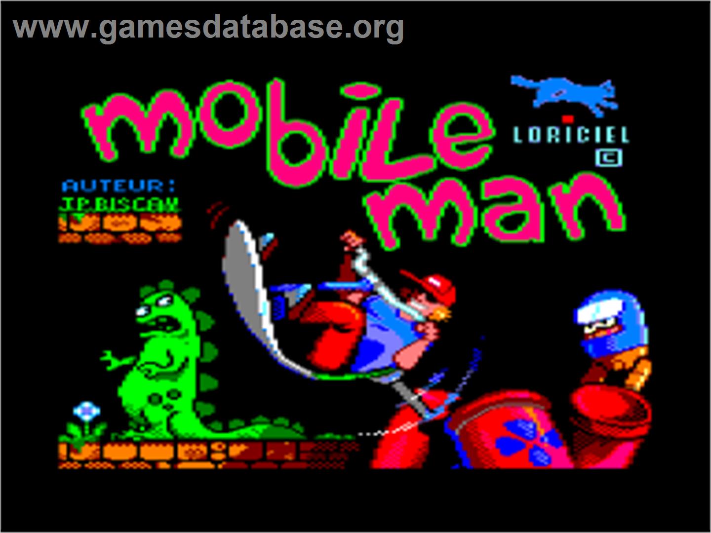 Mortville Manor - Amstrad CPC - Artwork - Title Screen