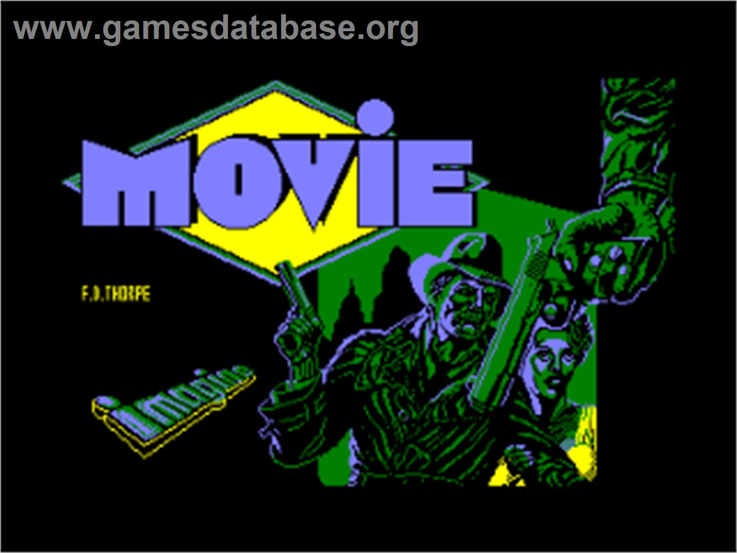 Movie - Amstrad CPC - Artwork - Title Screen