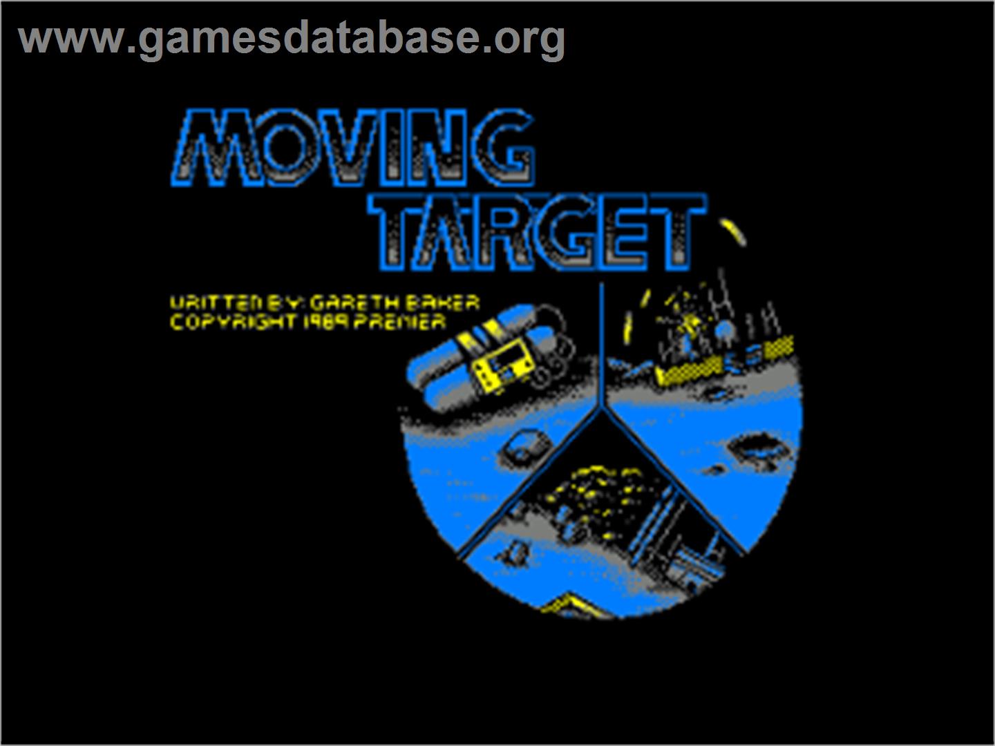 Moving Target - Amstrad CPC - Artwork - Title Screen