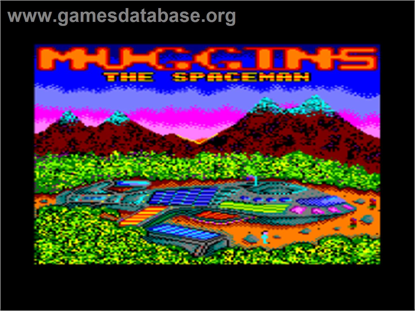Muggins The Spaceman - Amstrad CPC - Artwork - Title Screen