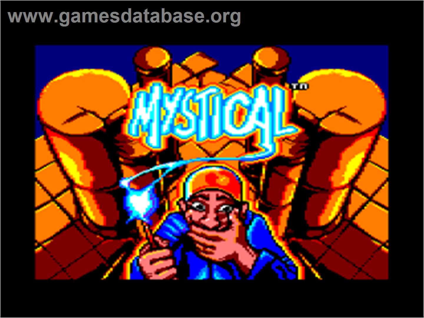 Mystical - Amstrad CPC - Artwork - Title Screen