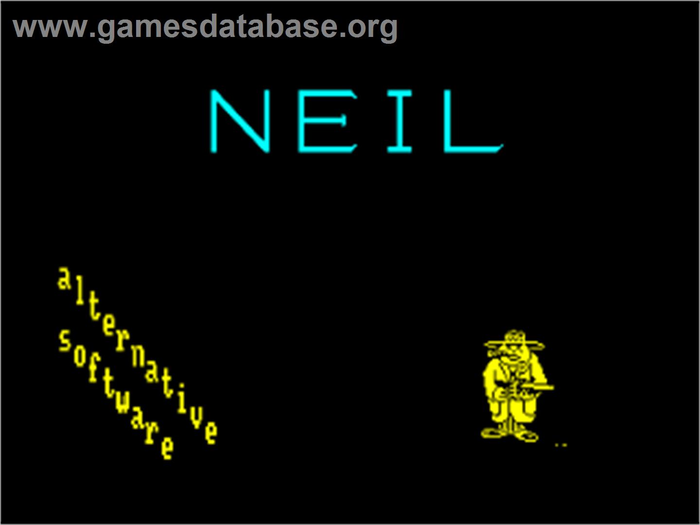 NEIL Android - Amstrad CPC - Artwork - Title Screen