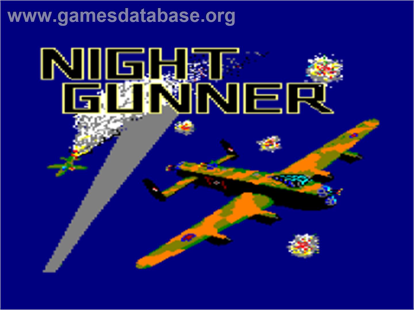Night Gunner - Amstrad CPC - Artwork - Title Screen